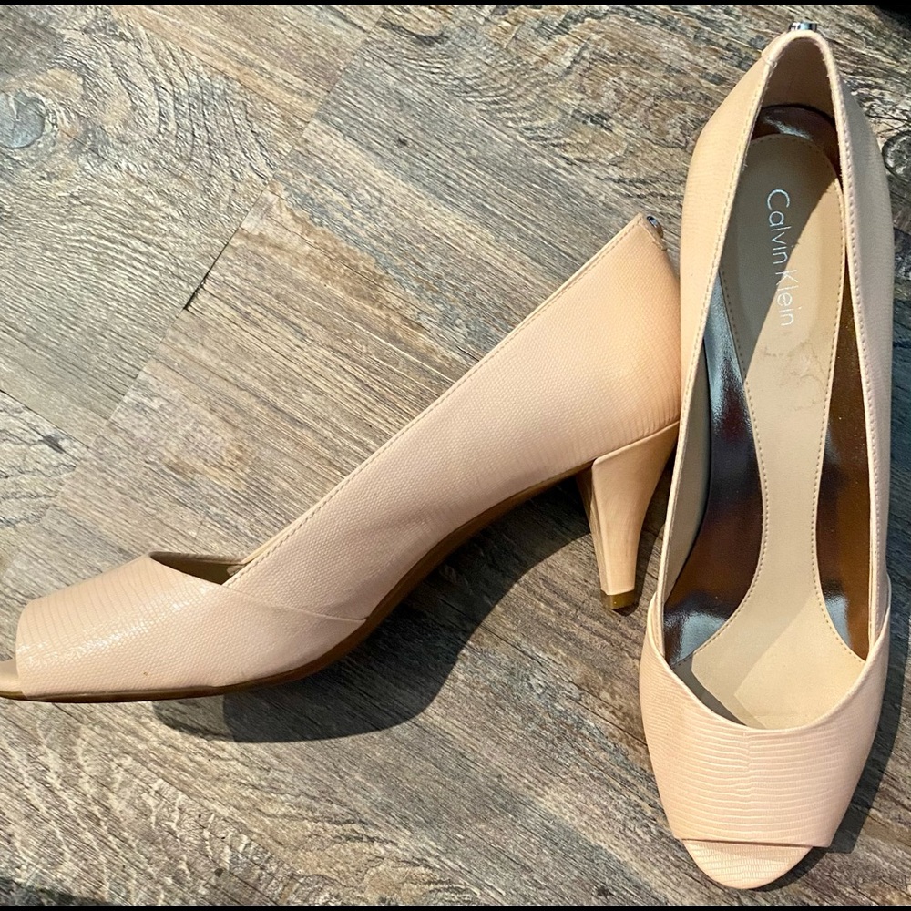 Calvin Klein Open toe heels